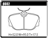 ACRE REAL RACING BRAKE PAD FRONT FOR MERCEDES BENZ 190 W201 190E 2.0 201024 β602-REAL-RACING