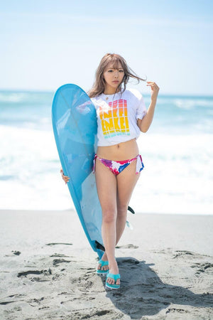 ENKEI SUNSET GRADATION TEE L WHITE T-SHIRT ENKEI-01710