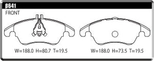ACRE PC3200 BRAKE PAD REAR FOR MERCEDES BENZ E-CLASS W212 SERIES W212 WAGON 2.0 E250 INCLUDING AVANT-GARDE 212236C β641-PC3200