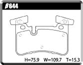 ACRE RACING PRO BRAKE PAD REAR FOR MERCEDES BENZ E-CLASS W212 SERIES W212 SEDAN 6.3 E63 AMG 4-MATIC 212076 β644-RACING-PRO