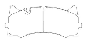 ACRE EUROSTREEET BRAKE PAD FRONT FOR MERCEDES BENZ C-CLASS 205 W205 SEDAN C63 AMG 205086 β661-EUROSTREEET