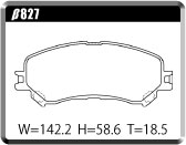 ACRE EUROSTREEET BRAKE PAD FRONT FOR RENAULT MEGANE MEGANE II 1.6 2.0 MK4M MF4 MF4M β827-EUROSTREET