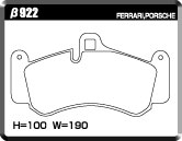 ACRE ZZC BRAKE PAD FRONT FOR PORSCHE 911 997 3.6 GT3 GT3 RS *PCCB ROTOR CANNOT BE INSTALLED 99776 β922-ZZC