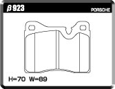 ACRE REAL RACING BRAKE PAD FRONT FOR FERRARI TESTAROSSA 4.9 β923-REAL-RACING