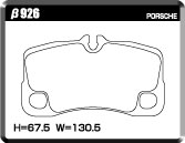 ACRE REAL RACING BRAKE PAD REAR FOR PORSCHE 911 997 3.6 GT3 GT3 RS *PCCB ROTOR CANNOT BE INSTALLED 99776 β926-REAL-RACING