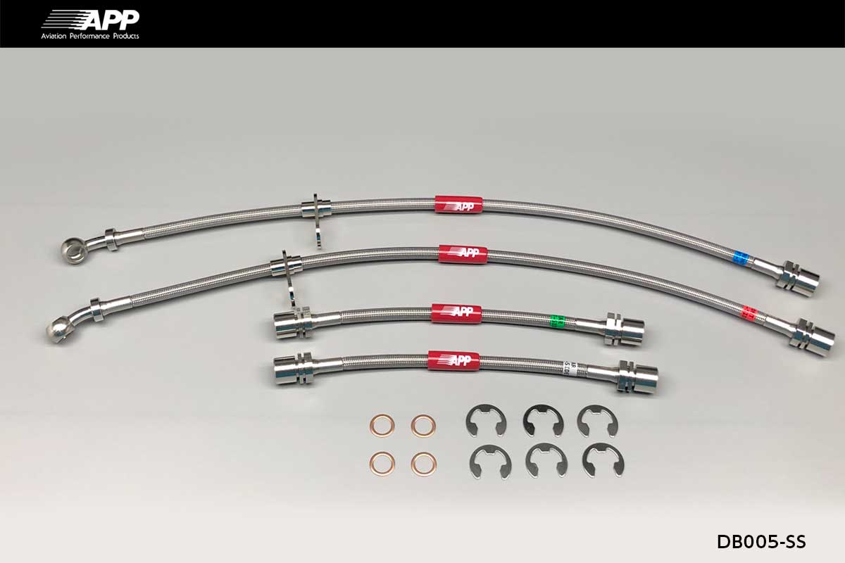 APP BRAKE LINE SYSTEM STAINLESS FITTING FOR DAIHATSU MOVE L900S L902S DB005-SS