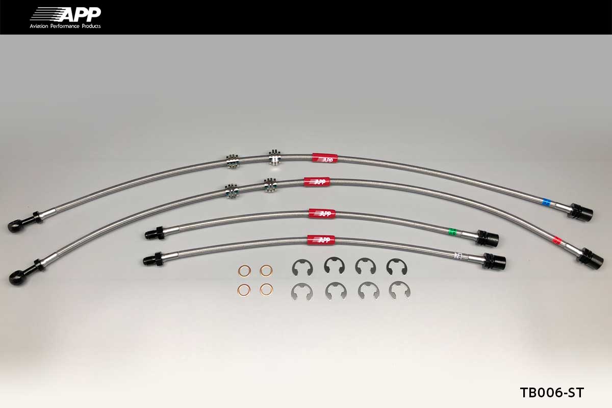 APP BRAKE LINE SYSTEM STEEL FITTING FOR TOYOTA SUPRA GA70 GA70H MA70 JZA70 TB006-ST