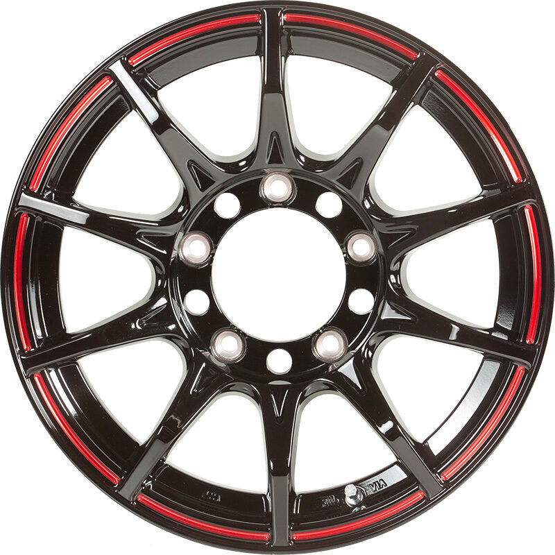 5ZIGEN BLACK-MAN GI 16X6.5 +38 6-139.7 G.BLACK-RED LINE BMG6653863BD