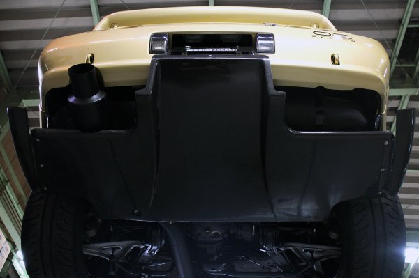 TOP SECRET REAR UNDER DIFFUSER PRO FOR NISSAN SKYLINE GT-R BCNR33 TOP-SECRET-00373