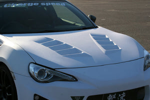 CHARGE SPEED BONNET WITH DUCT FRP FOR TOYOTA 86 ZN6 KOUKI CAHRGESPEED-00066