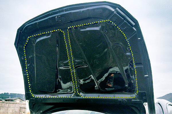 CHARGE SPEED BONNET RAIN COVER FRP BLACK GEL FOR TOYOTA 86 ZN6 KOUKI CAHRGESPEED-00067