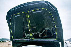 CHARGE SPEED BONNET RAIN COVER FRP BLACK GEL FOR TOYOTA 86 ZN6 KOUKI CAHRGESPEED-00067