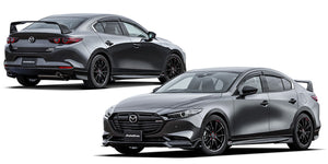 AUTOEXE FRONT UNDER SPOILER PIANO BLACK PAINTED FOR MAZDA MAZDA3 BP SERIES SEDAN BPA3V4900