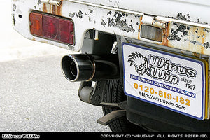 WIRUS WIN COMPACT MUFFLER POPPER TYPE FOR SUZUKI CARRY DC51T DC51B DD51T DD51B F6A WIRUS-WIN-00011