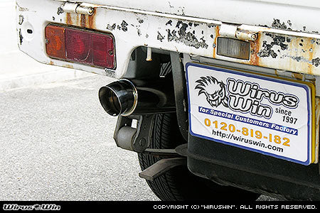 WIRUS WIN COMPACT MUFFLER SPORTS TYPE FOR SUZUKI CARRY DC51T DC51B DD51T DD51B F6A WIRUS-WIN-00010