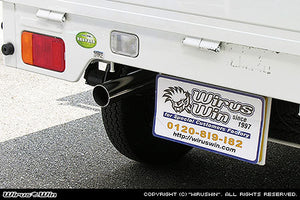 WIRUS WIN COMPACT MUFFLER RACING TYPE FOR SUZUKI CARRY EBD-DA63T KOUKI K6A WIRUS-WIN-00067