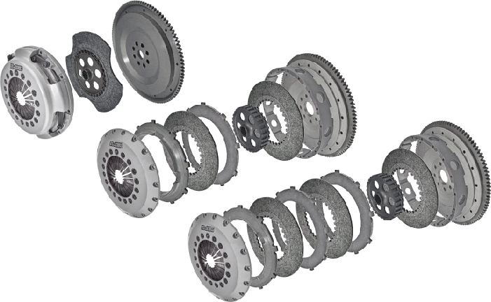 ATS ACROSS SPEC 2 TRIPLE CARBON CLUTCH KIT FOR NISSAN SKYLINE BNR34 STOCK GETRAG CN23H320-14S