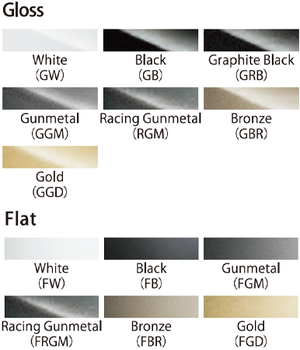 TWS CENTRAL CAP φ57 FLAT GUNMETAL TWS-57PA-FGM