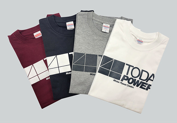 TODA RACING COTTON T-SHIRT LARGE CHARCOAL 99900-TEE-C0L