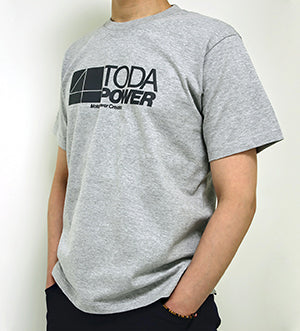 TODA RACING COTTON T-SHIRT LARGE GREY 99900-TEE-G0L