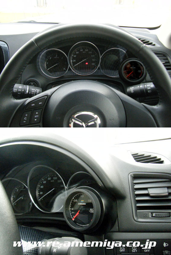 RE-AMEMIYA 60Φ METER PANEL CARBON FOR MAZDA CX-5 IP-122030-005