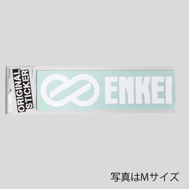 ENKEI ENKEI LOGO STICKER WHITE L ST-EK-LW