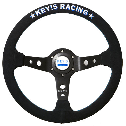 KEY'S RACING ORIGINAL STEERING WHEEL 07Y 350 DEEP SUEDE SW01042-1	