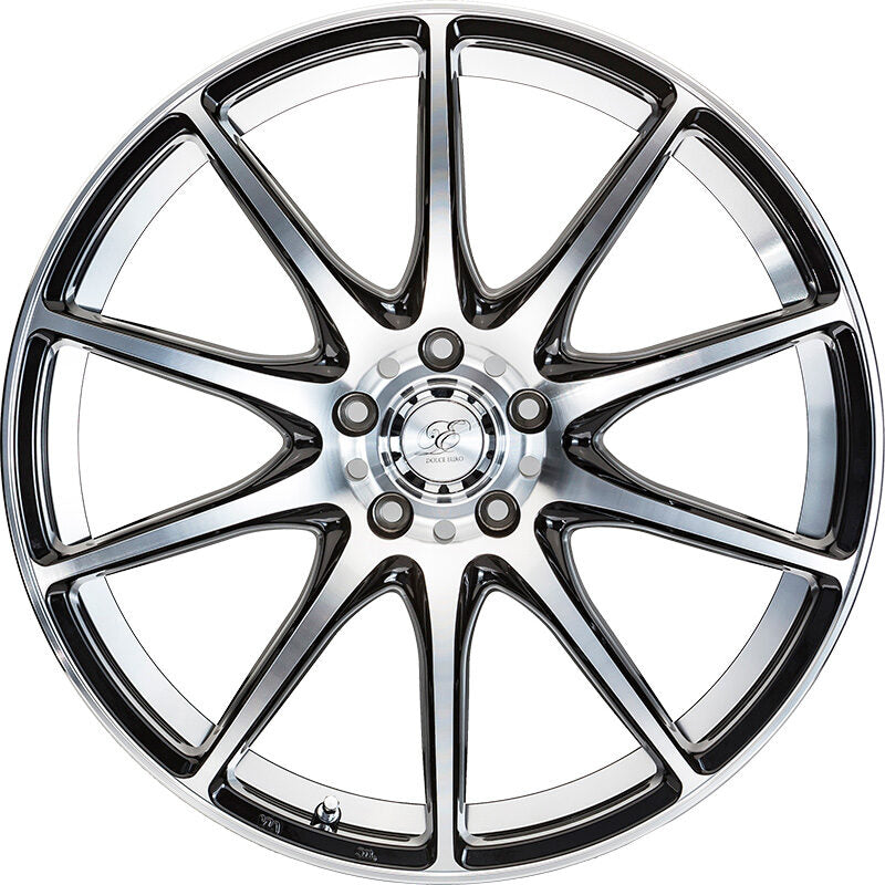 D　ユーロスポーツ④ 5ZIGEN D-EURO SPORT 19X9.5 +38 5-114.3 BLACK POLISH 5ZIGEN-00014