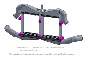 DAIWA RACING LABO DRL INTERCOOLER FOR NISSAN GT-R R35 DRLIA020060