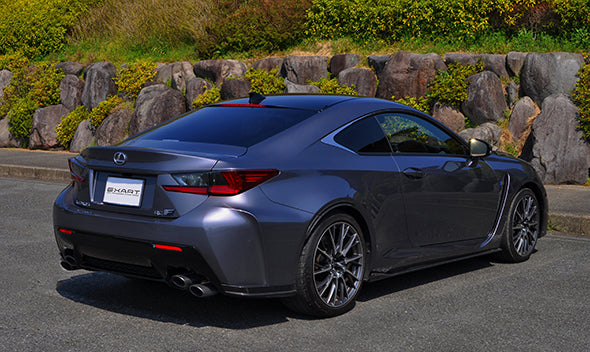 EXART IVSC MUFFLER TITANIUM OVAL TAIL EXHAUST EXHAUST FOR LEXUS RC F DBA-USC10 2UR-GSE EA01-LX107-TITANIUM-OVAL-TAIL