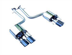 EXART IVSC MUFFLER TITANIUM OVAL TAILPIPE (110MM X 70MM 4 PIECES) EXHAUST EXHAUST FOR LEXUS IS500 5BA-USE30 2UR-GSE EA01-LX111-TITANIUM-OVAL-TAILPIPE-110MM-X-70MM-4-PIECES