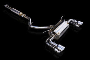 EXART IVSC MUFFLER WITH GRAPHITE METALLIC TAILPIPE EXHAUST EXHAUST FOR TOYOTA GR86 3BA-ZN8 SUBARU BRZ 3BA-ZD8 FA24 EA01-TY112-G