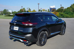 EXART ONE MUFFLER WITH GRAPHITE METALLIC TAILPIPE EXHAUST EXHAUST FOR NISSAN X-TRAIL 6AA-SNT33 KR15DDT EA02-NS103-G