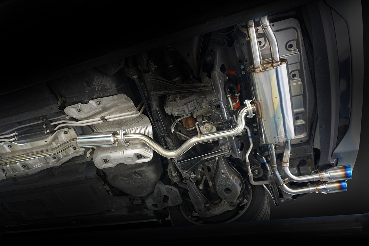EXART ONE MUFFLER WITH GRAPHITE METALLIC TAILPIPE EXHAUST EXHAUST FOR NISSAN X-TRAIL 6AA-SNT33 KR15DDT EA02-NS103-G