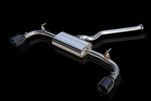 EXART ONE MUFFLER CARBON FIBER CIRCULAR TAILPIPE (OUTER DIAMETER Φ114) EXHAUST EXHAUST FOR TOYOTA RAV4 6AA-AXAH54 HYBRID A25A-FXS A25A-3NM-4NM EA02-TY113-C