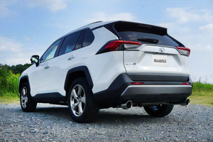 EXART ONE MUFFLER TITANIUM CIRCULAR TAILPIPE (OUTER DIAMETER Φ114) EXHAUST EXHAUST FOR TOYOTA RAV4 6AA-AXAH54 HYBRID A25A-FXS A25A-3NM-4NM EA02-TY113-T