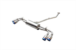 EXART ONE MUFFLER WITH GRAPHITE TAILPIPE (CIRCULAR 89MM OUTER DIAMETER) EXHAUST EXHAUST FOR TOYOTA CROWN CROSSOVER 6AA-AZSH35 A25A-FXS EA02-TY116-MG