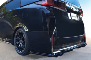 EXART ONE MUFFLER CARBON TAIL EXHAUST EXHAUST FOR TOYOTA ALPHARD 3BA-AGH40W 2AR-FE EA02-TY120-C