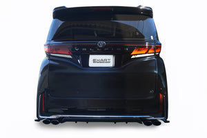 EXART ONE MUFFLER GRAPHITE TAIL EXHAUST EXHAUST FOR TOYOTA ALPHARD 3BA-AGH40W 2AR-FE EA02-TY120-G