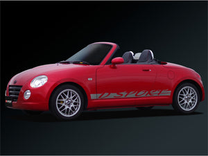 D-SPORT SIDE DECAL SILVER FOR DAIHATSU COPEN LA400K LA400A 99905-A240-SI