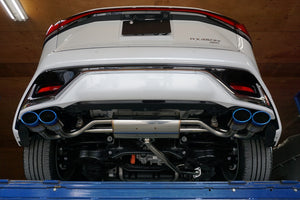 EXART ONE MUFFLER TITANIUM OVAL TAILPIPE (110MM X 70MM 4 PIPES) EXHAUST EXHAUST FOR LEXUS RX450H+ 6LA-AALH16 A25A-FXS EA02-LX115-T