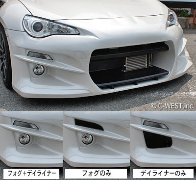 C-WEST FRONT BUMPER WITH DAYLINER FOR SUBARU BRZ ZC6 CZC601A-FB2PF
