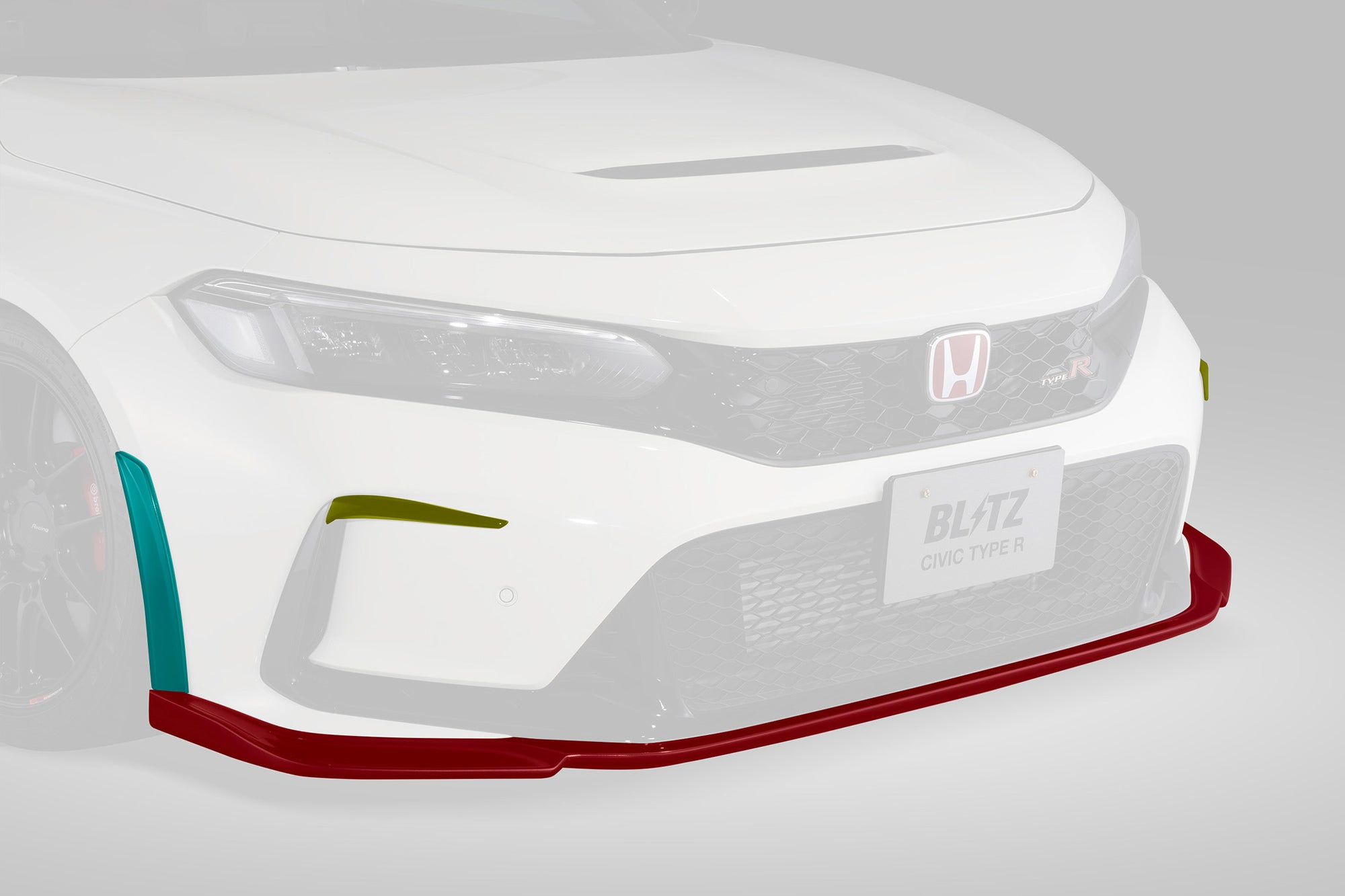 BLITZ REAR UNDER DIFFUSER FRP UNPAINTED FOR HONDA CIVIC TYPE R FL5