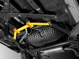 D-SPORT FLOOR FRAME BAR ALUMINIUM 2-POINT 2-MOUNT FOR DAIHATSU MIRA COCOA L675S 57501-B160