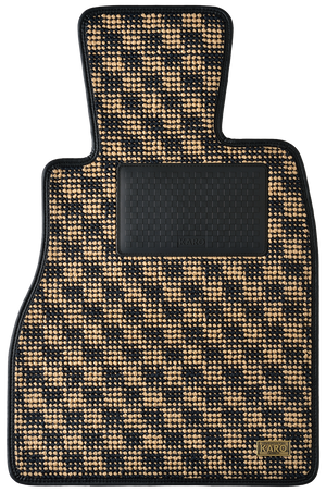 KARO FLAXY BRILLIANT BEIGE FLOOR MATS FOR OPEL Vita XN140 FLAXY-1472-BEIGE