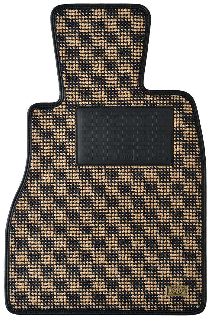 KARO FLAXY BRILLIANT BEIGE LUGGAGE MATS FOR Subaru Levorg VM# FLAXY-3514-BEIGE