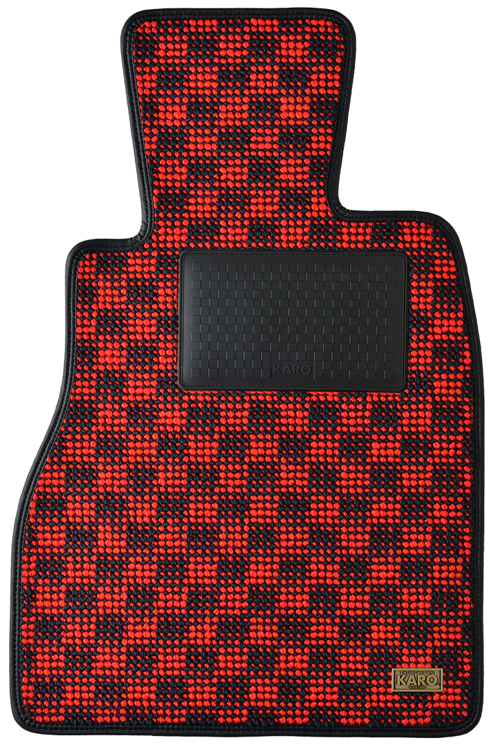 KARO GRAN FLAXY BRILLIANT RED LUGGAGE MATS FOR Subaru BRZ ZD8 GRAN-FLAXY-4422-RED