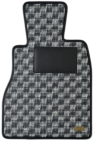 KARO FLAXY BRILLIANT WHITE LUGGAGE MATS FOR PEUGEOT 308 P51 FLAXY-4566-WHITE