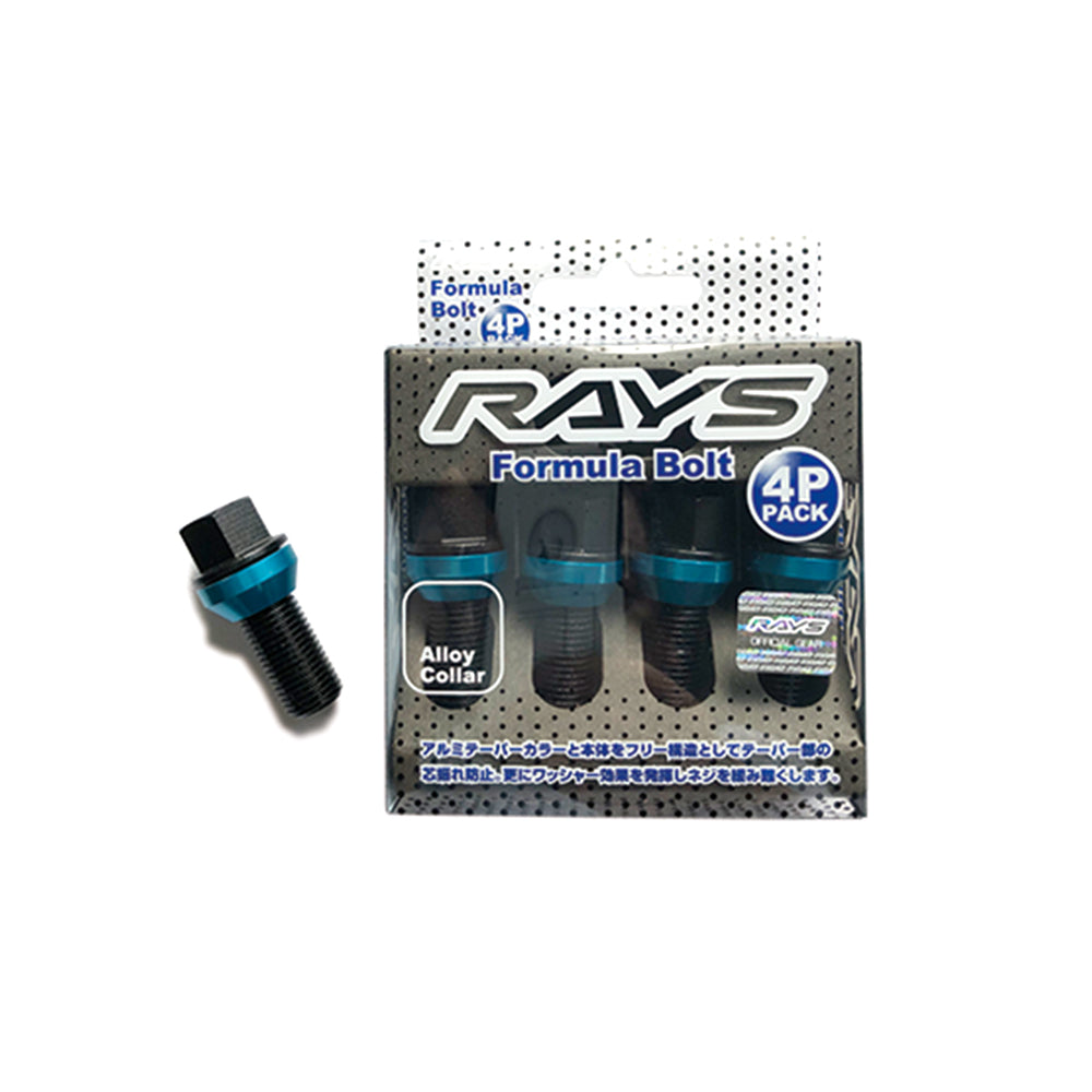 RAYS FORMULA BOLT SET 14X1.5 28 BK 60 4PC (BLACK) 7414000013406