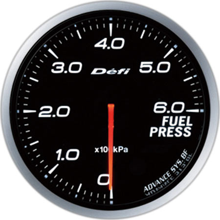 DEFI ADVANCE BF FUEL PRESSURE GAUGE WHITE FOR  DF10301